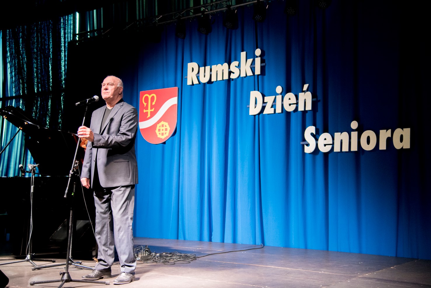 Ryszard Rynkowski występujący z okazji Rumskiego Dnia Seniora