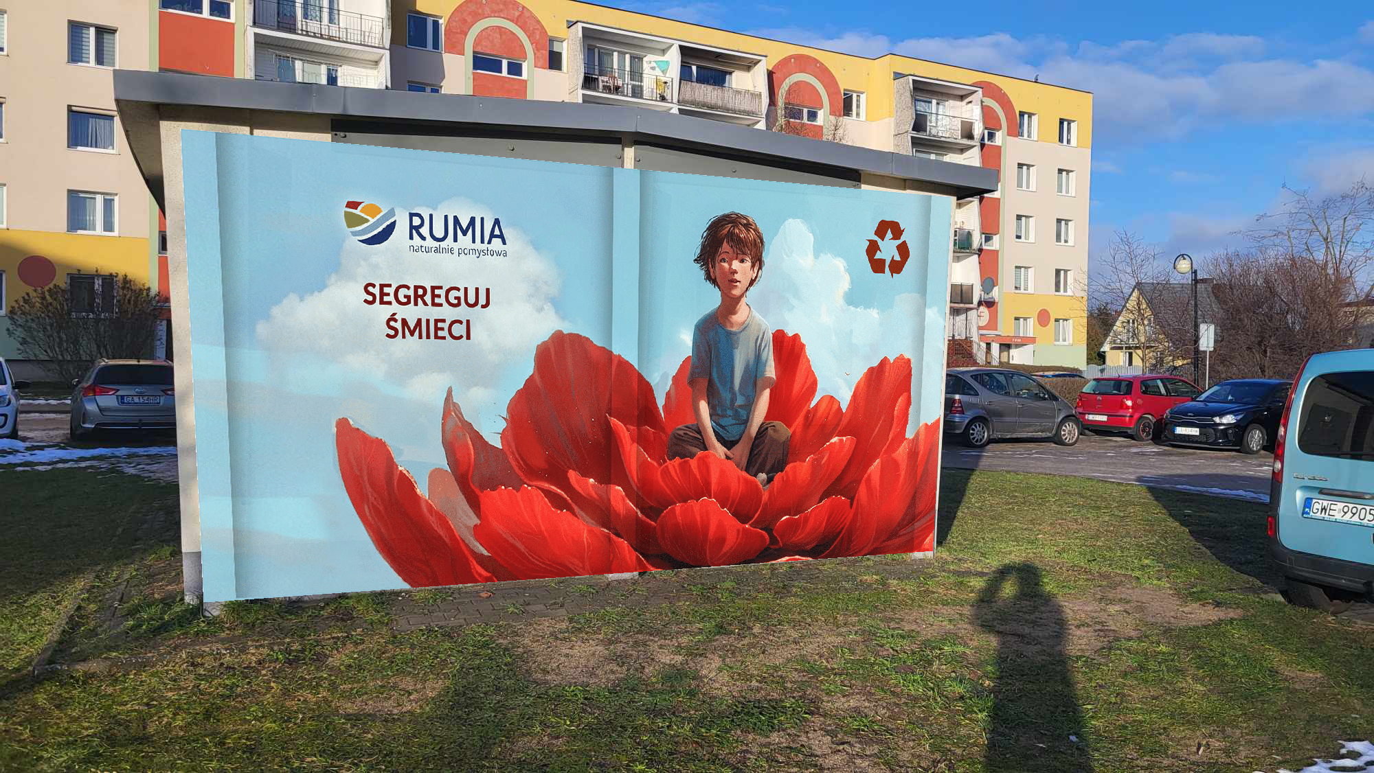 Wizualizacja muralu, który pojawi się przy ul. Poznańskiej