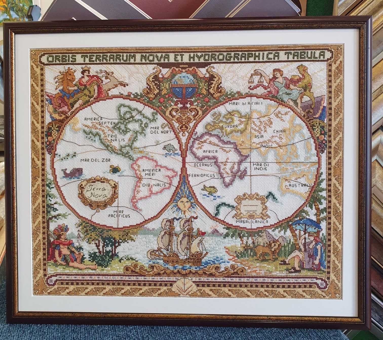 Jedno z najcenniejszych dotychczasowych zleceń – mapa świata z XVII wieku