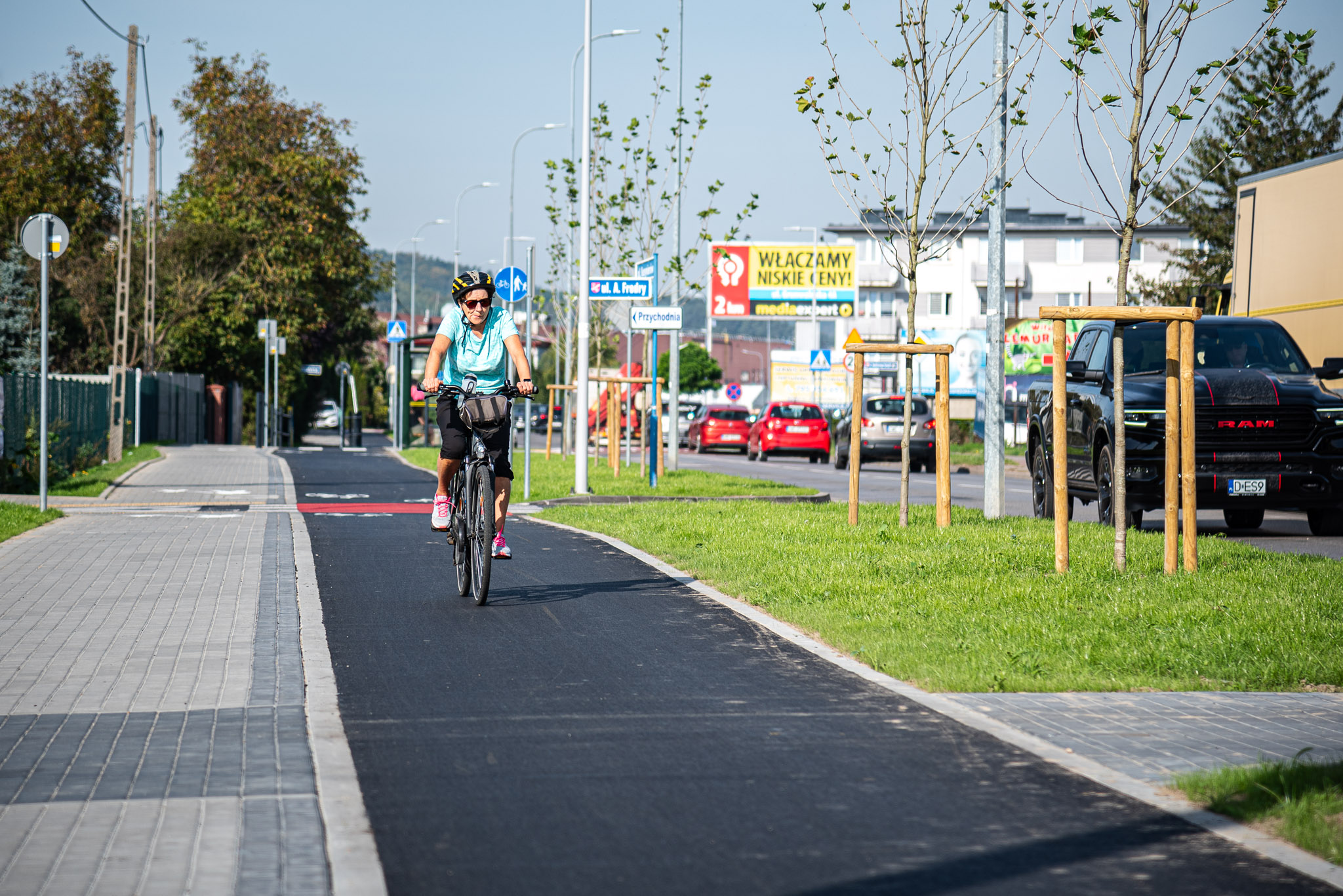 Budowa ścieżki rowerowej przy ul. Kosynierów 