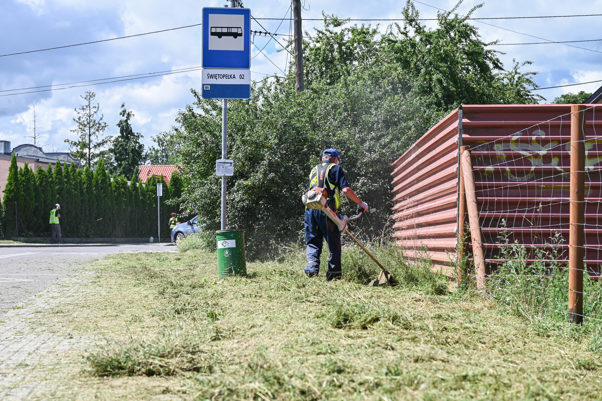 Prawidłowo wykonywane koszenia przy ul. Świętopełka