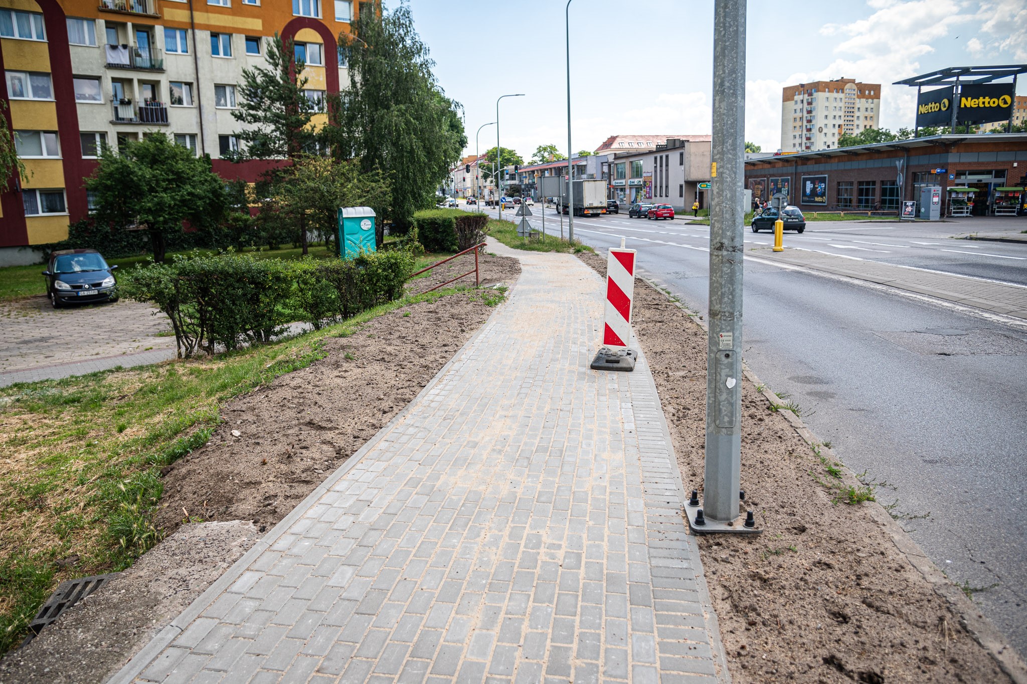 Modernizacja chodników przy ul. Dąbrowskiego, Stoczniowców i Katowickiej