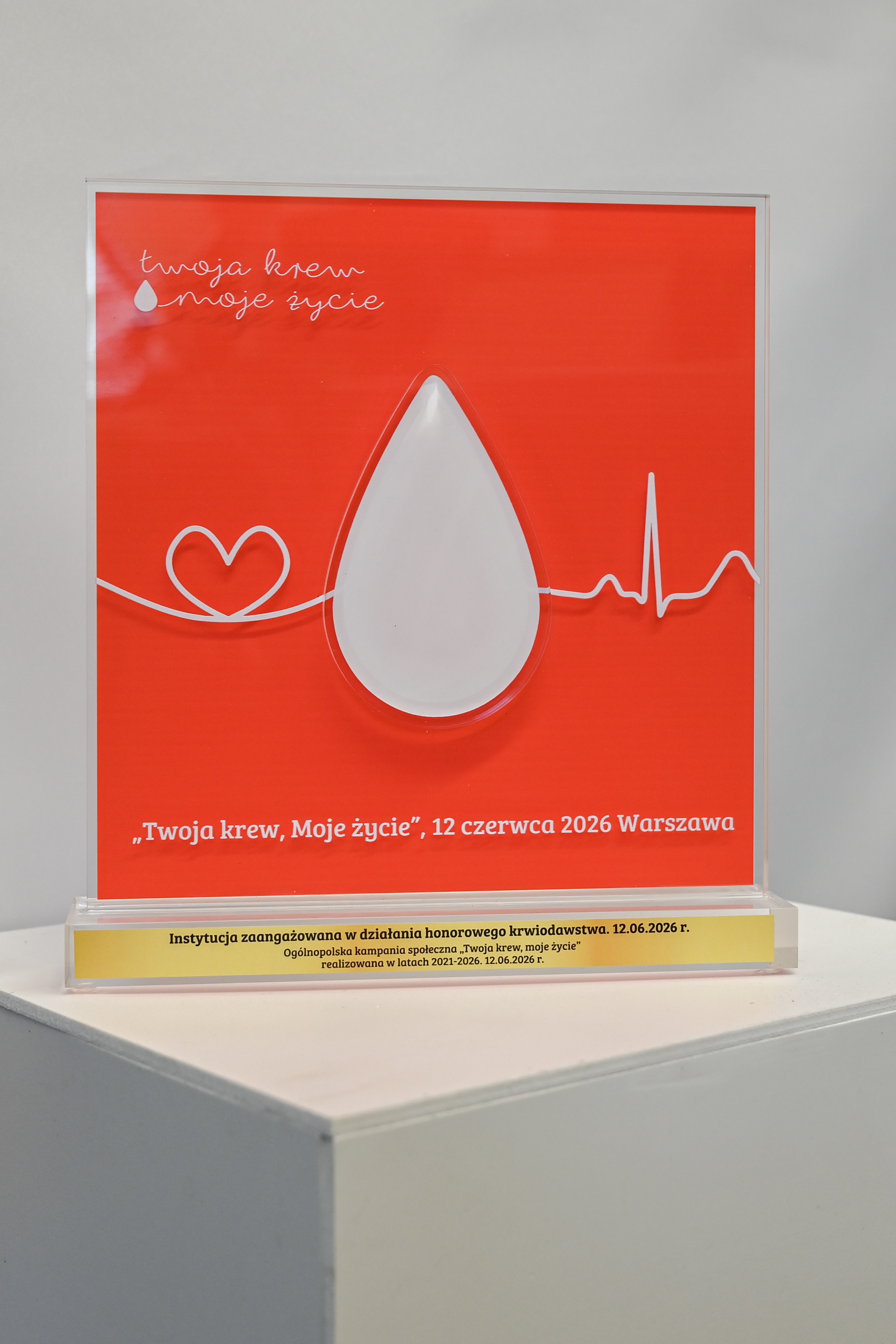 Otrzymana przez Rumię statuetka