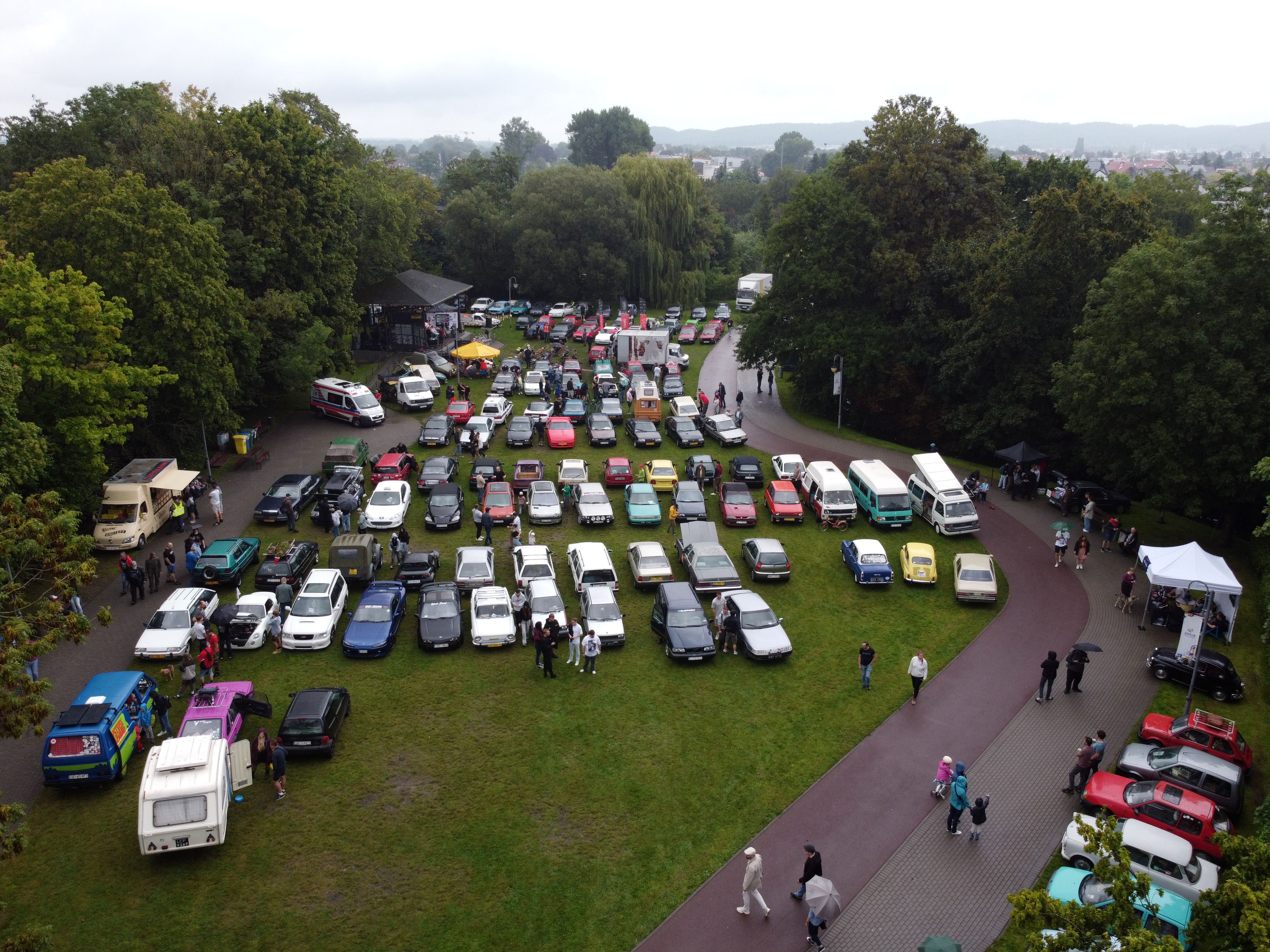 Teren, na którym organizowany jest festiwal, fot. Zjednoczenie Graciarzy Pomorza