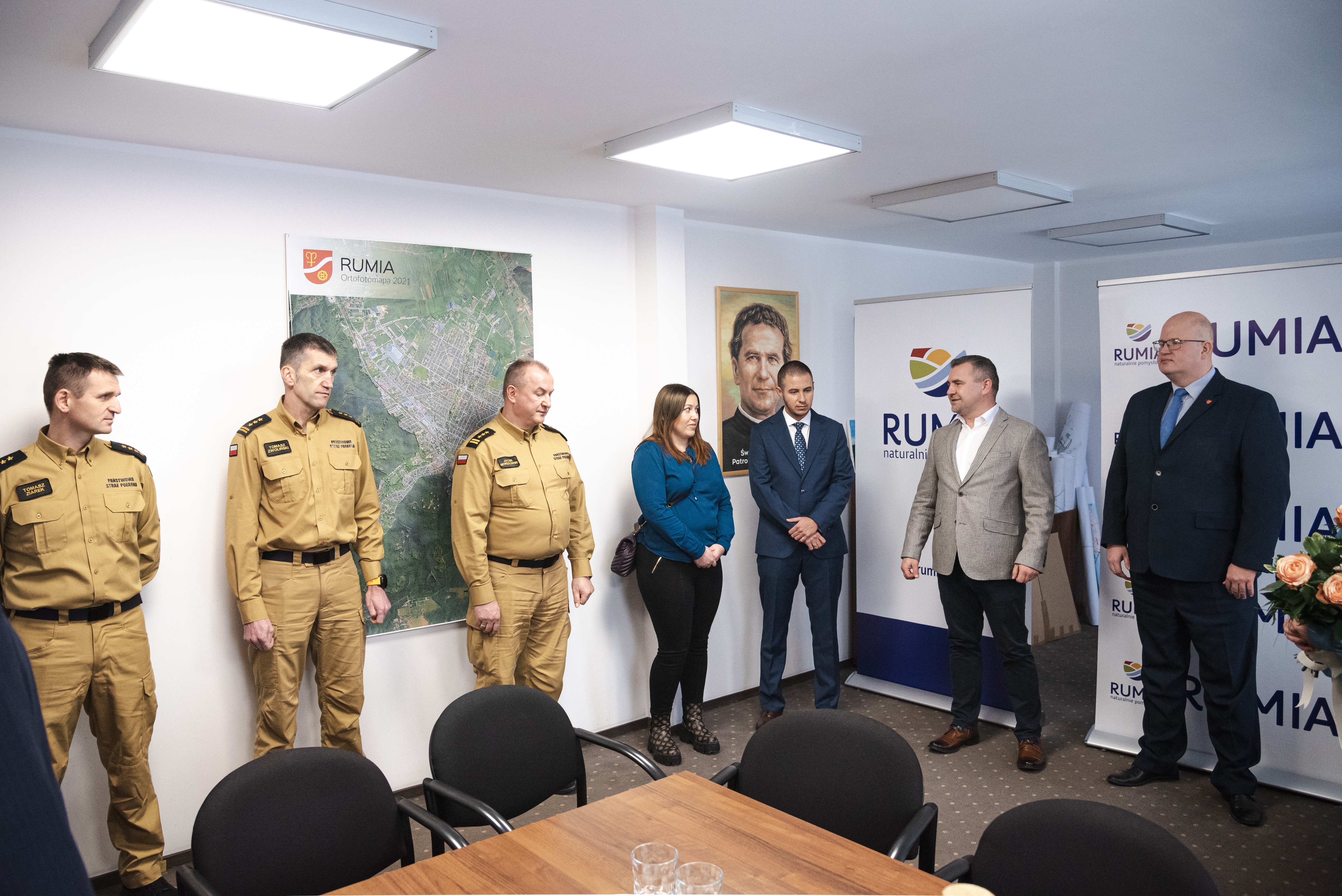 Spotkanie uczestników sytuacji w rumskim Urzędzie Miasta
