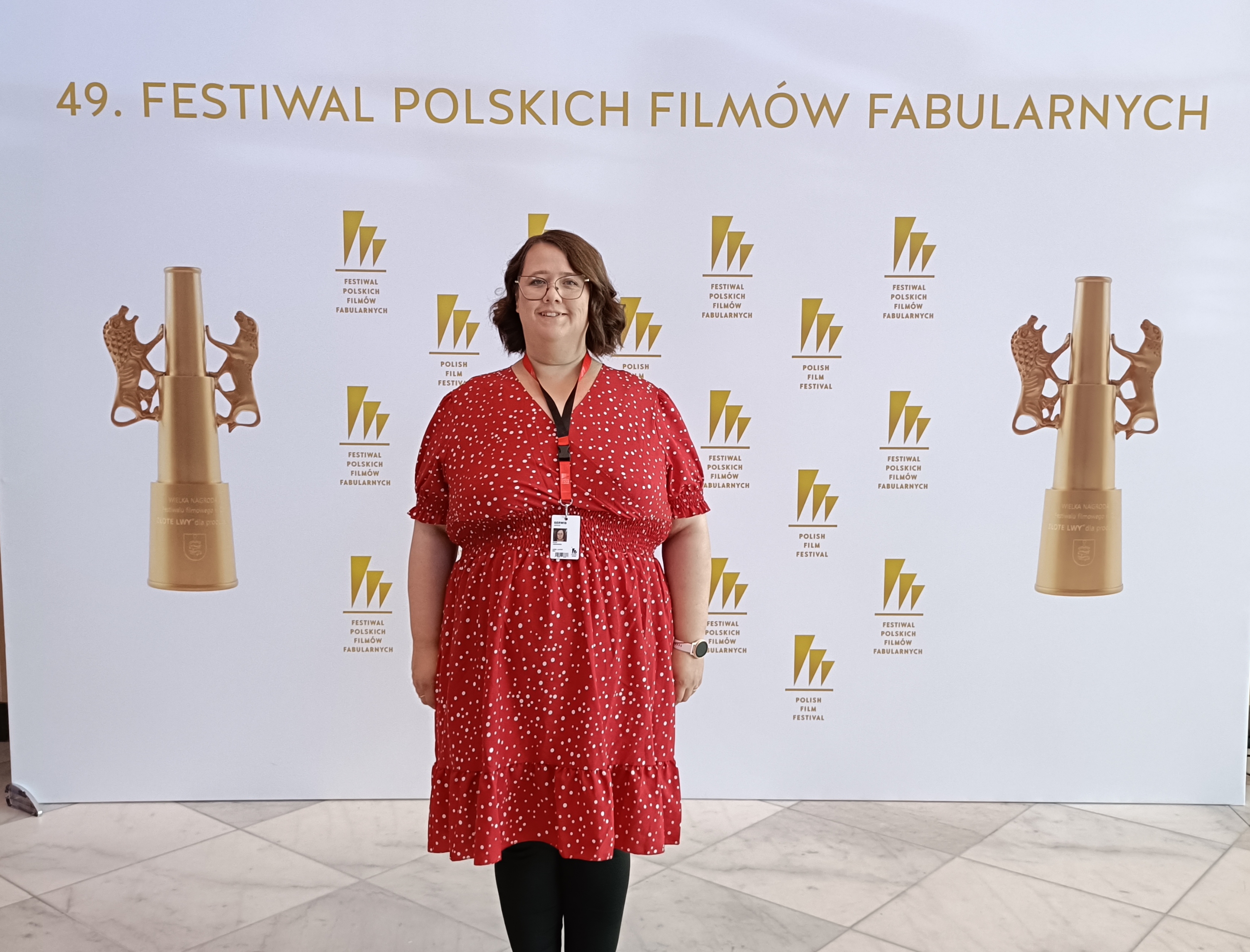 Anna Jackowska podczas Festiwalu Polskich Filmów Fabularnych w Gdyni