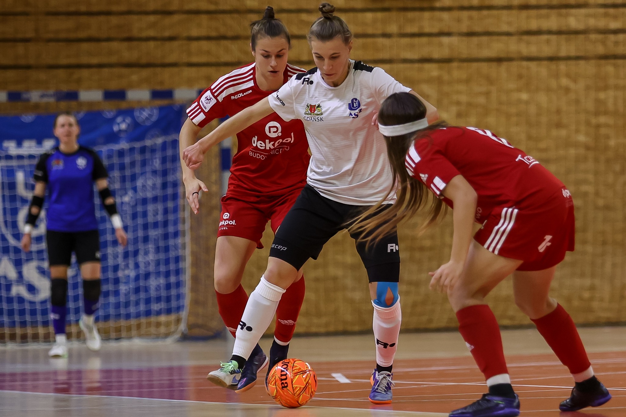 Rumianka (w białej koszulce) podczas jednego z meczów AZS-u UG Futsal Ladies Gdańsk, fot. AZS UG Futsal Gdańsk