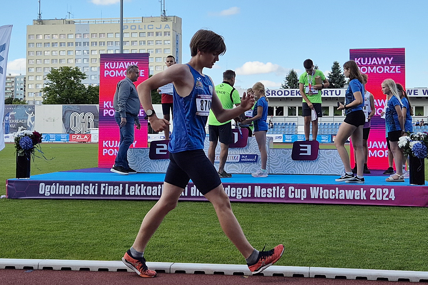 Filip Wołczyk podczas zwycięskiego startu, fot. Grzegorz Grinholc