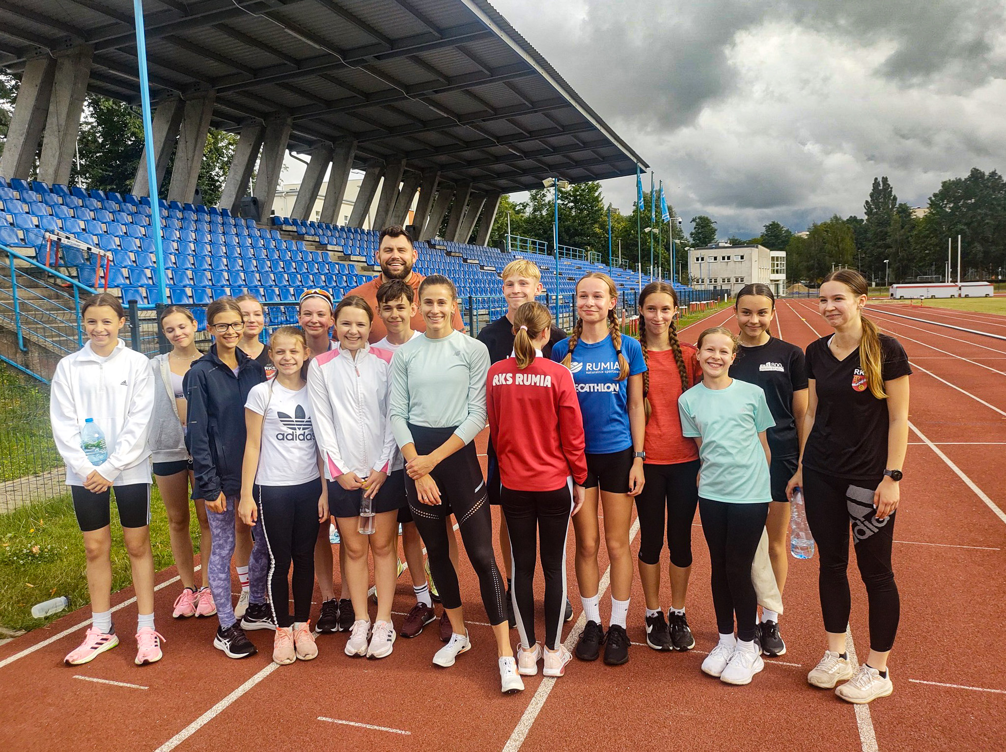 RKS Rumia w Olsztynie podczas spotkania z olimpijczykami: Natalią Kaczmarek i Konradem Bukowieckim