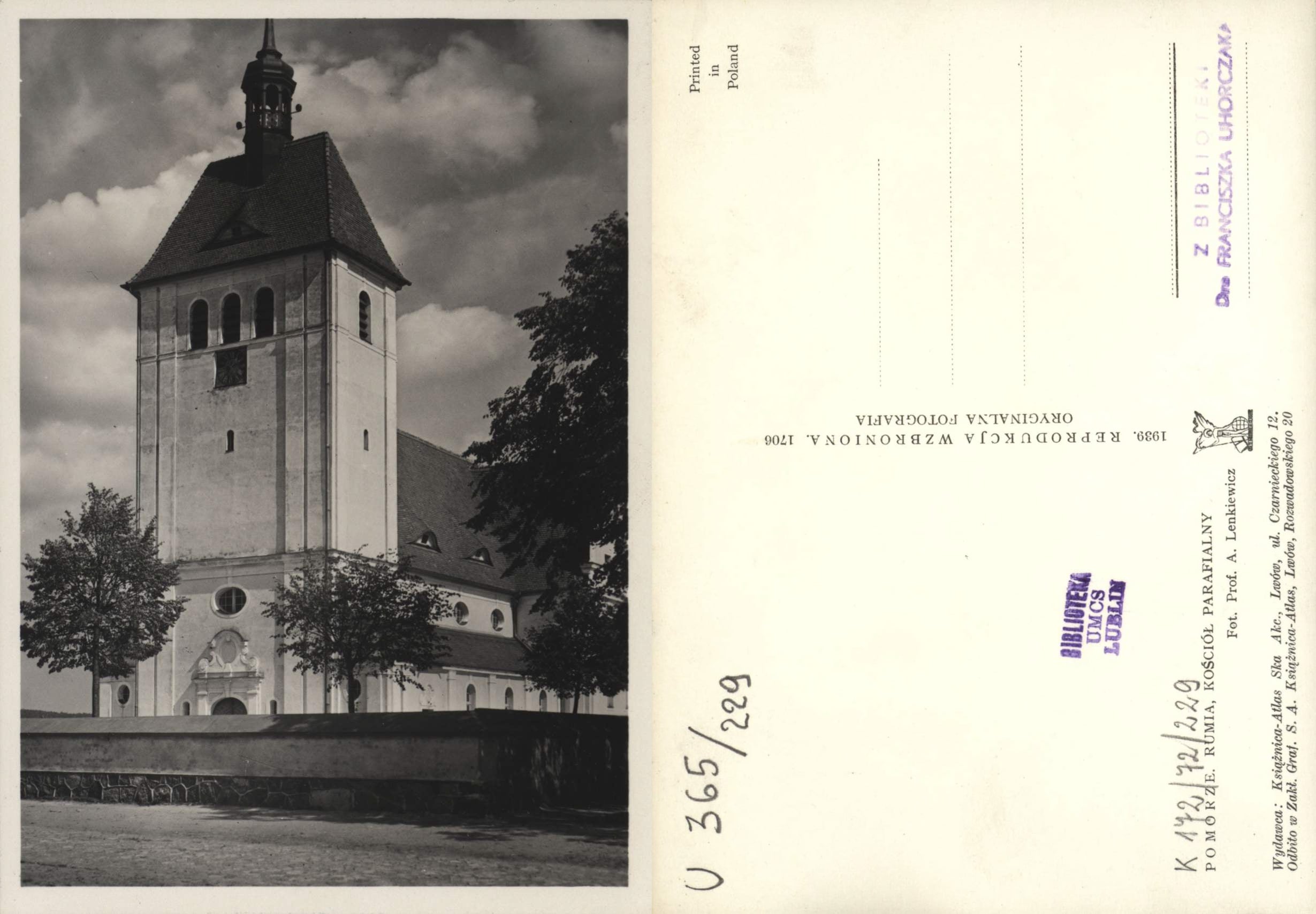 Kościół św. Krzyża w 1939 r.