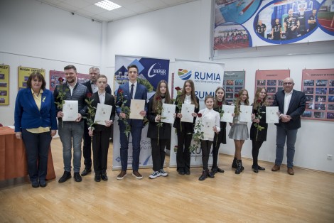 Laureaci nagrody sportowej burmistrza Rumi