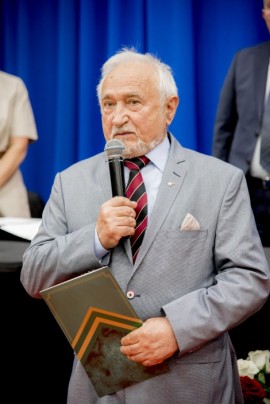 Mieczysław Kamiński, prezes okręgu pomorskiego i Rodzinnego Ogrodu Działkowego „Janowo”