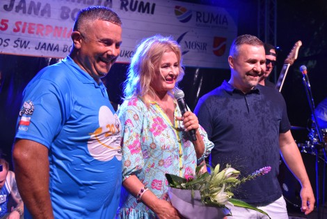 Od lewej: Piotr Biankowski, Majka Jeżowska, Michał Pasieczny