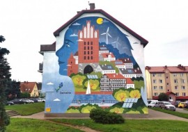 Mural antysmogowy w Goleniowie – realizacja firmy WALLART