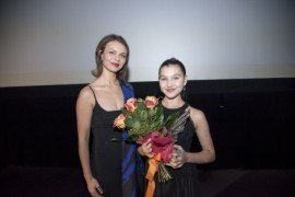 Członek jury Agnieszka Skawińska oraz Julia Majewska (Młody talent)