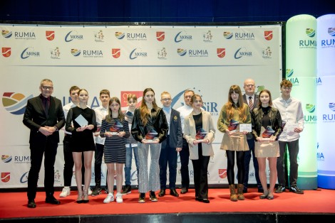 Uczestnicy XIV Rumskiej Gali Sportu