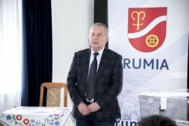 Krzysztof Woźniak, przewodniczący rady miejskiej i członek rumskiego oddziału ZKP