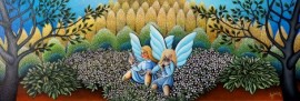 Anioły z Markowcowego Wzgórza – obraz Ireneusza Leśniaka