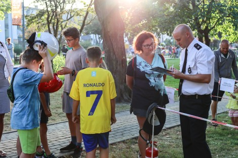 „Strażacki festyn z… książką” w Parku Żelewskiego