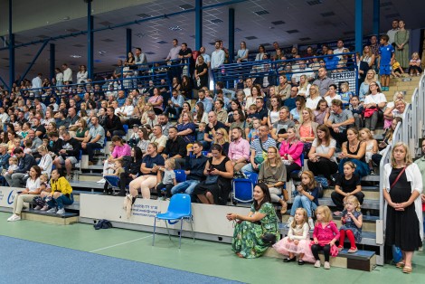 Ślubowanie pierwszoklasistów w hali MOSiR-u – pierwsza tura, 10 września