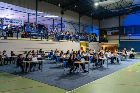 Rozgrywka, w której zmierzyli się uczniowie szkół