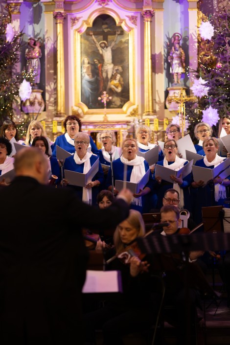 Muzycy podczas Koncertu Świątecznego