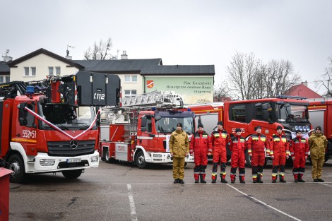 Nowy pojazd, który został przekazany do służby w JRG nr 2 w Rumi