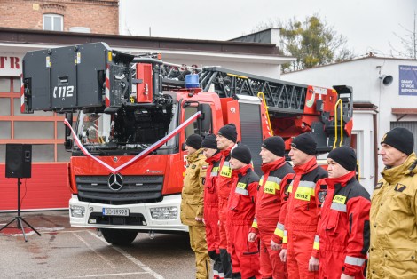 Nowy pojazd, który został przekazany do służby w JRG nr 2 w Rumi