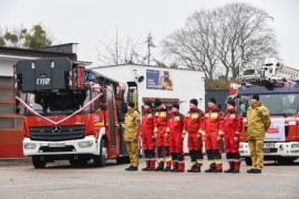 Nowy pojazd, który został przekazany do służby w JRG nr 2 w Rumi