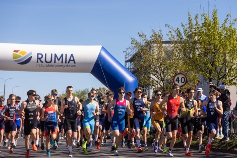Uczestnicy Mistrzostw Europy w Duathlonie. Fot. Paweł Naskrent MARATOMANIA.