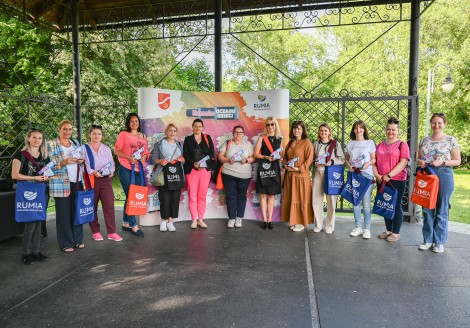 Nauczycielki, które przygotowały dzieci do konkursu