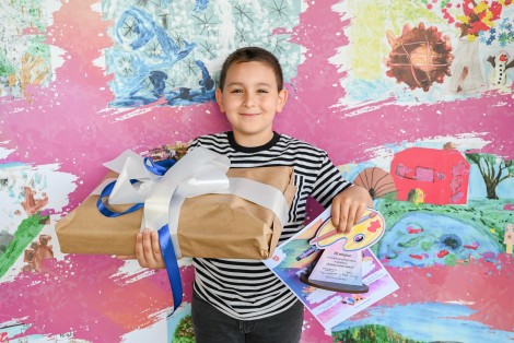 Eliasz Kohnke zajął trzecie miejsce w konkursie plastycznym