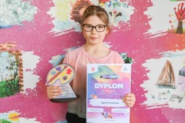 Agata Kowalczyk zajęła trzecie miejsce w konkursie plastycznym