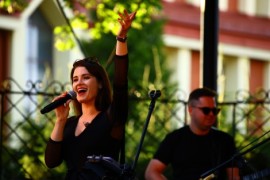 Ewelina Jurczak podczas koncertu na Festynie z Pompą. Fot. BONUS photo