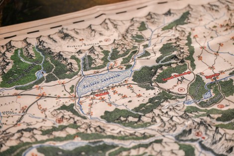 Mapa stworzona na potrzeby sesji D&D