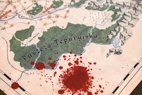 Mapa stworzona na potrzeby sesji D&D