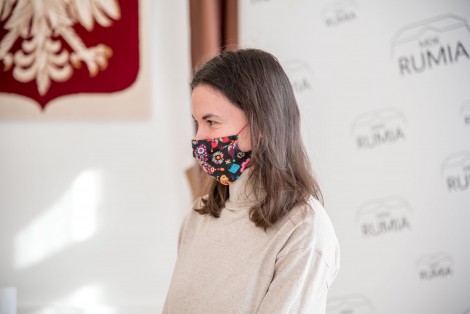 Katarzyna Szczepańska przed odebraniem nagrody