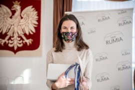 Katarzyna Szczepańska po odebraniu nagrody