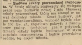 Depesza z Gazety Gdańskiej 27-28 listopada 1937 r.