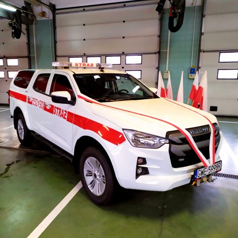 Nowy samochód strażaków z Rumi, fot. Komenda Powiatowa Państwowej Straży Pożarnej w Wejherowie