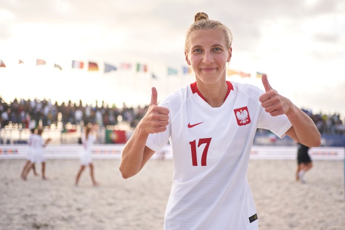 Wiktoria Słowy, czyli mistrzyni plażowego futbolu z Rumi