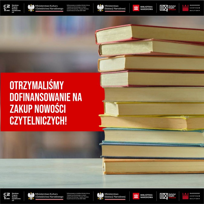 Miejska biblioteka z kolejnym dofinansowaniem na książkowe nowości
