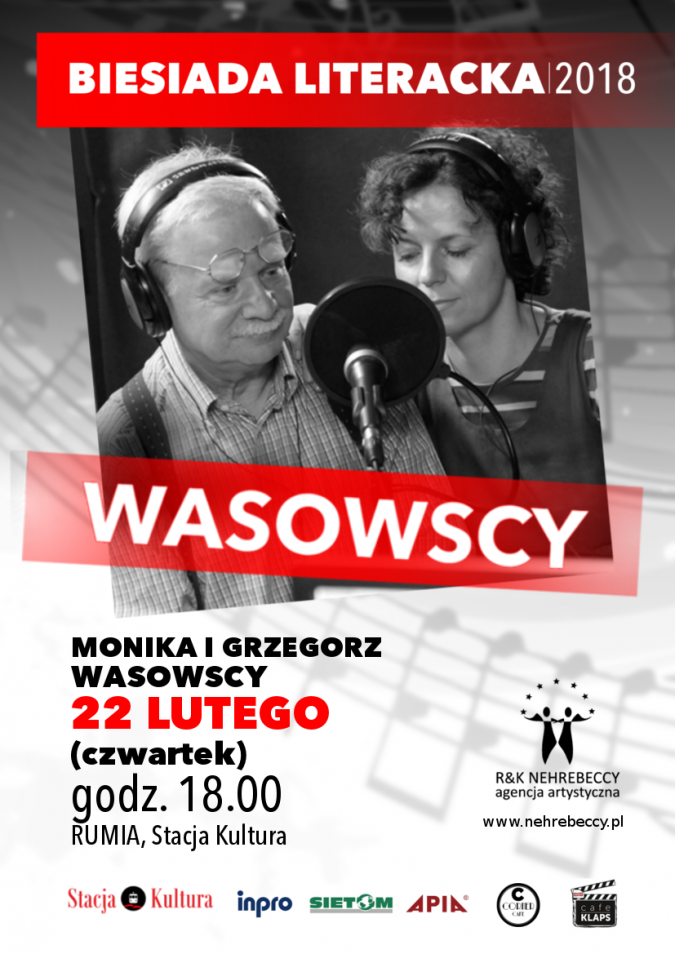 Biesiada literacka z Moniką i Grzegorzem Wasowskimi