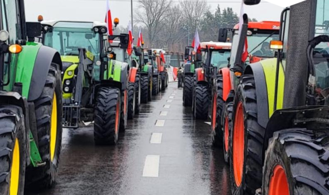 Protestujący rolnicy przejadą przez Rumię