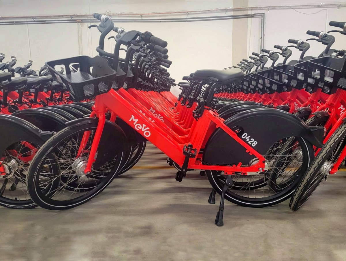 Nowe rowery, które zostały dostarczone do Gdańska