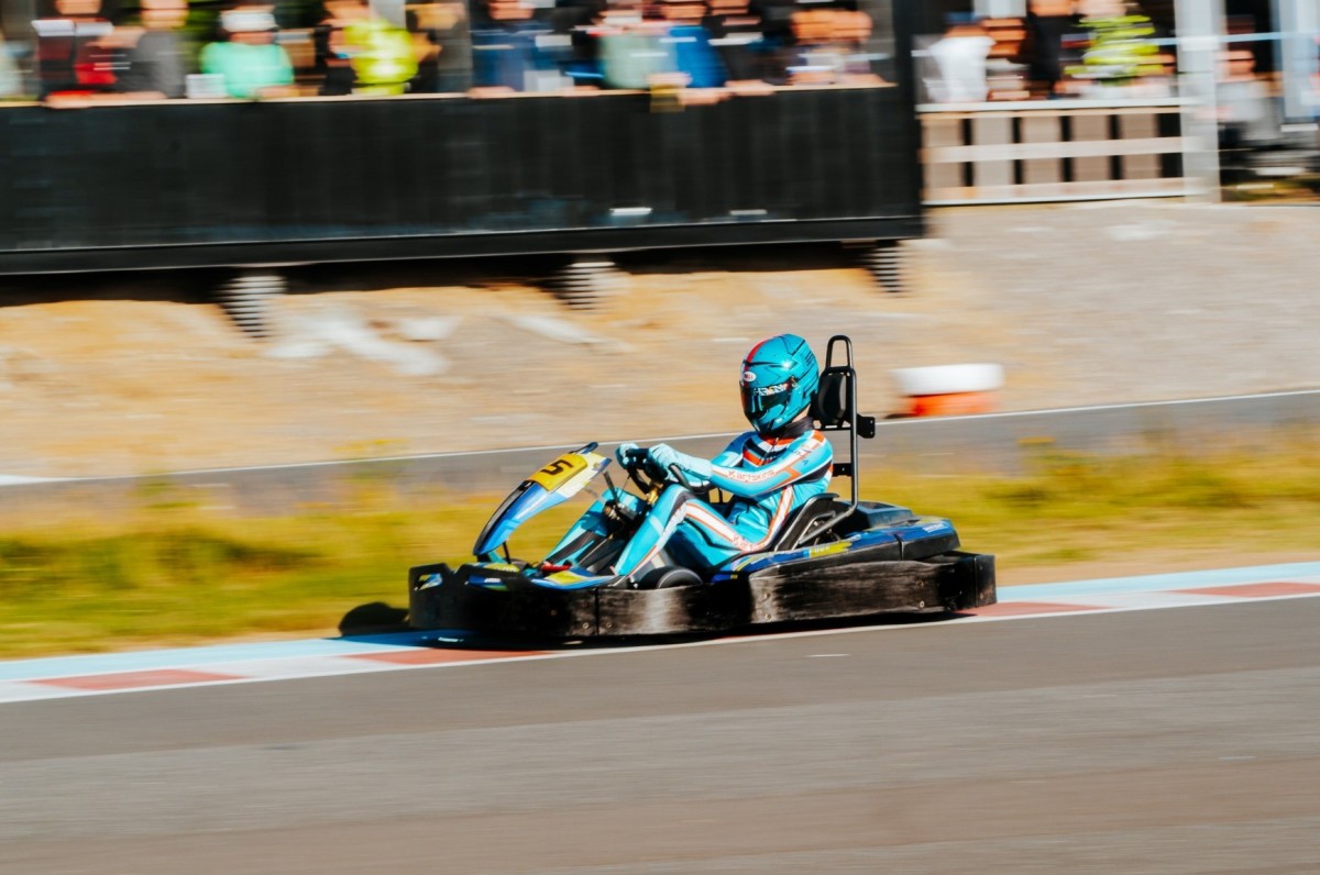 Ziemowit Werra na torze Vandel Gokart, źródło: facebook.com/ziemo.ziemo.9