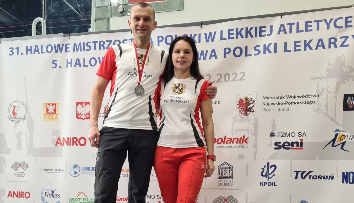 Iwona i Grzegorz Grinholcowie, srebrni medaliści z Rumi