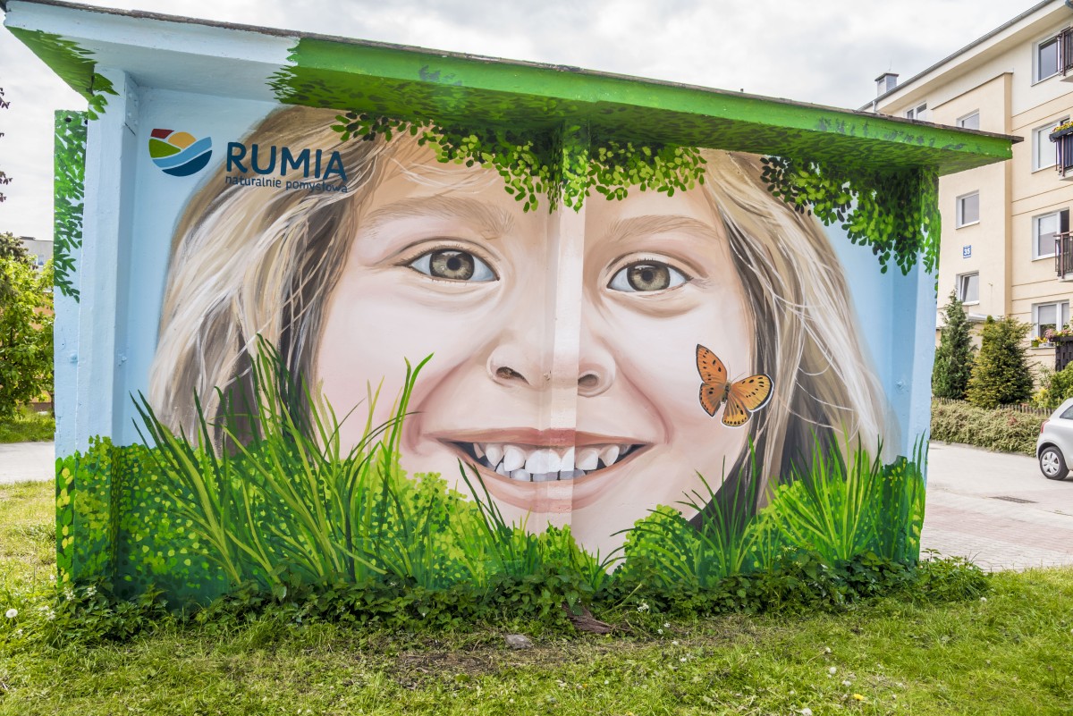 Ekologiczny mural przy ul. Wrocławskiej
