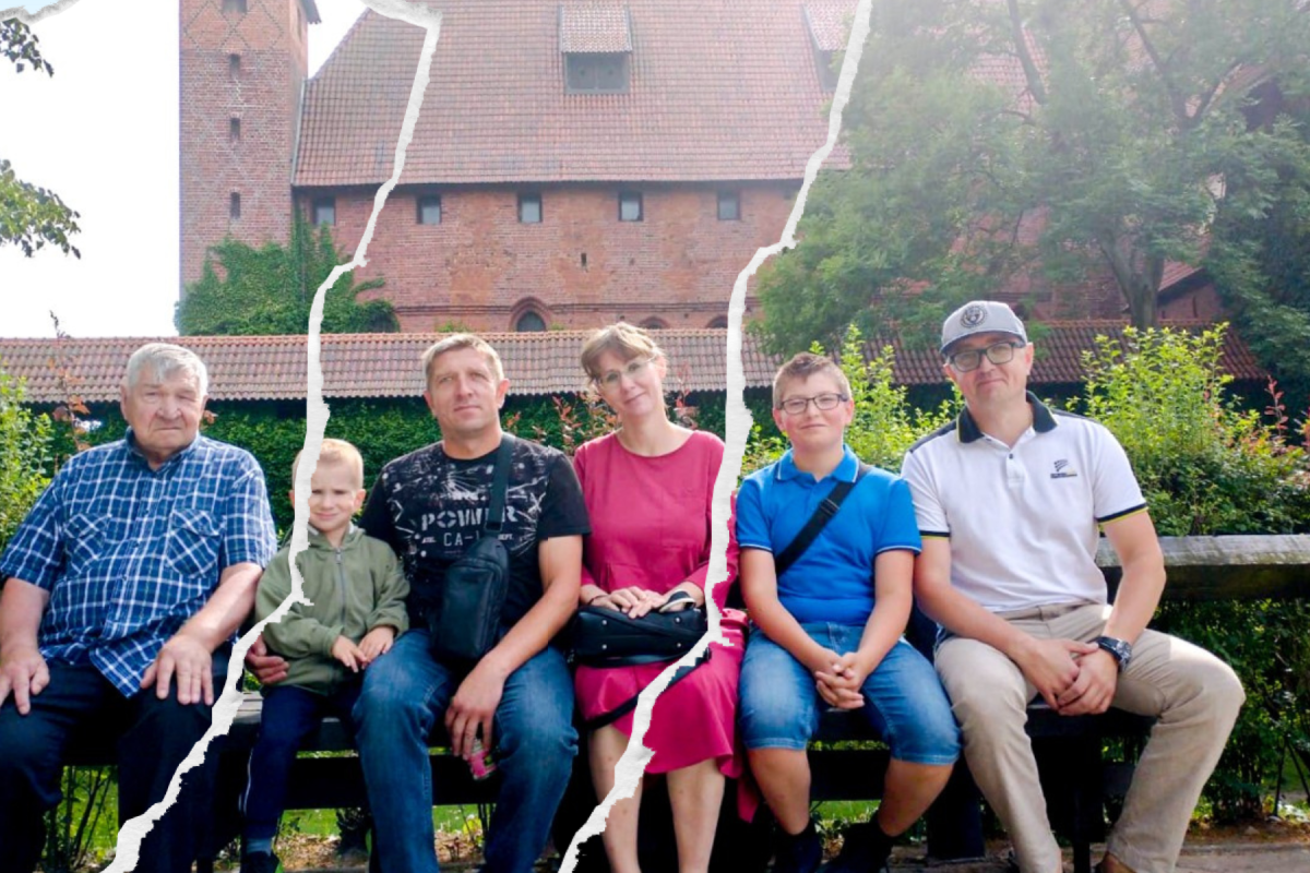 Rodzinne zwiedzanie zamku w Malborku, fot. archiwum rodzinne Kułakowskich