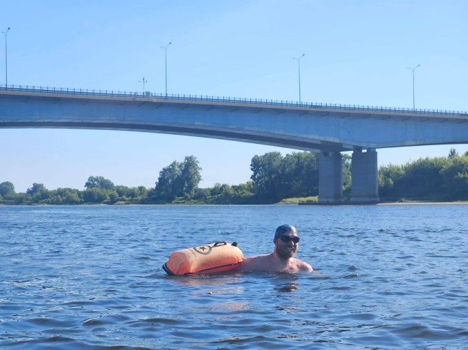 Rumianin przepłynął ponad 900 kilometrów. Miał jeden ważny cel